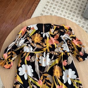 Who What Wear for Target - Women’s Puff Elbow Floral A Line dress